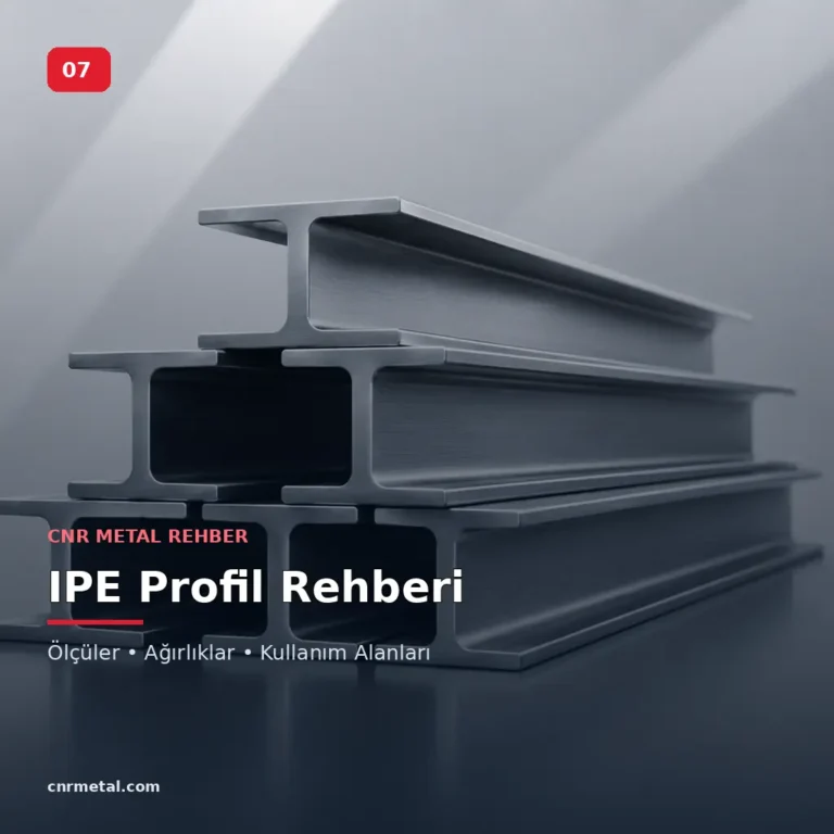 IPE Profil Nedir? Ölçüler, Ağırlıklar, Kullanım Alanları ve Fiyat Rehberi